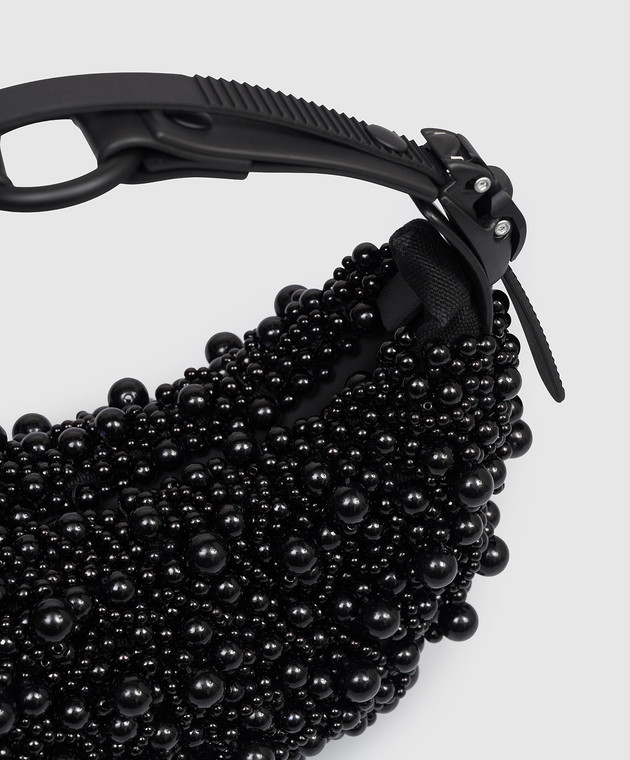 Innerraum Чорна сумка-хобо HM0 з намистинами HM0BSPEARLS зображення 4