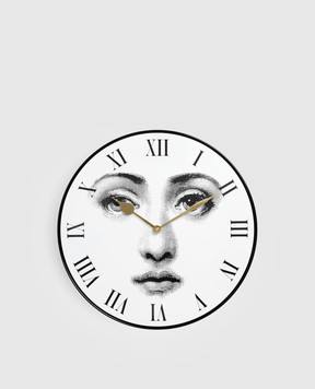 Fornasetti Білий настінний годинник Tema e Variazioni WRCLO01
