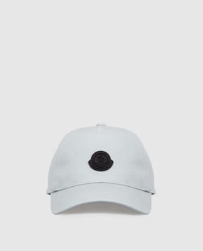Moncler Голубая кепка с логотипом L10933B000110U082