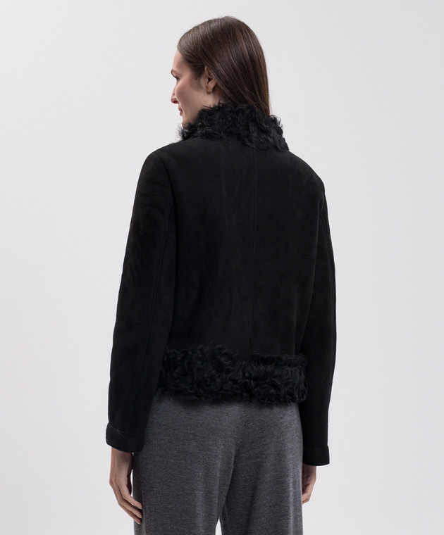 Fendi Черная дубленка FM5482B1O9 изображение 4