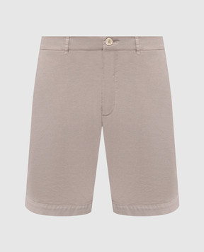 Brunello Cucinelli Сірі шорти з бавовни M289LU0010