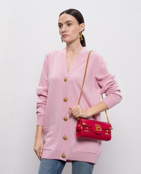 Balmain Розовая кожаная сукма B Buzz 23 GN1LE596LSLX