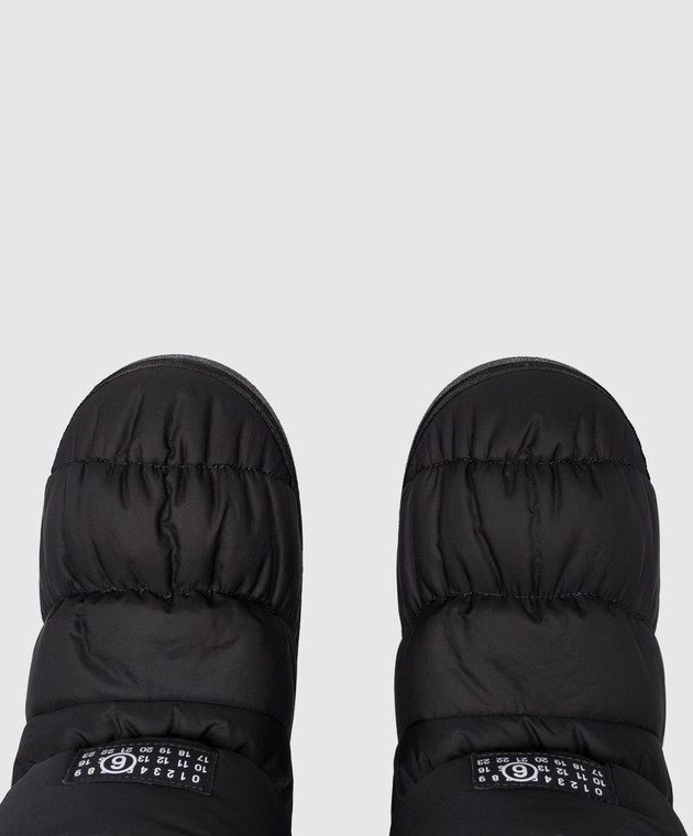 Maison Margiela MM6 Дитячі чорні стьобані чоботи 839493639 зображення 4
