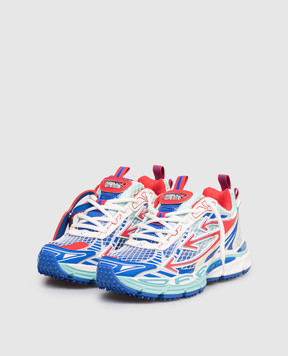 Off-White Синие кроссовки Be Right Back OWIA289S26FAB004