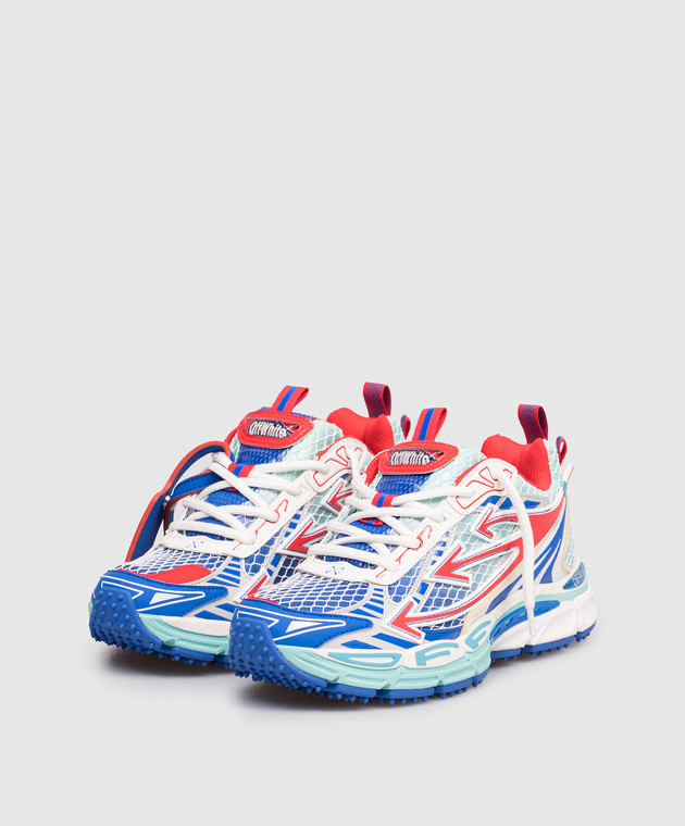 Off-White Синие кроссовки Be Right Back OWIA289S26FAB004 изображение 2