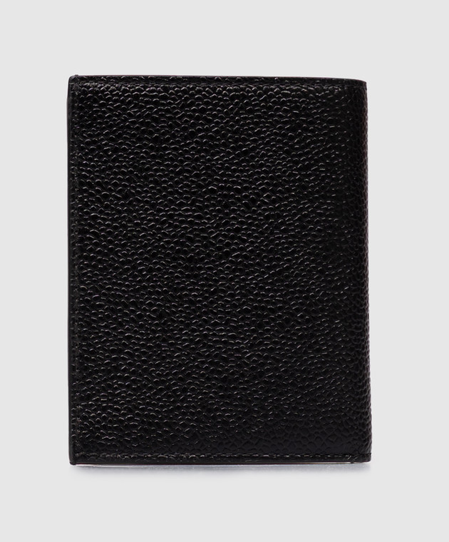 Thom Browne Чорне шкіряне портмоне MAW062A00198 зображення 2