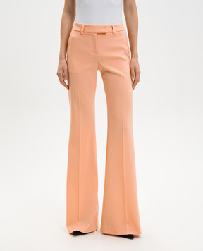 David Koma Штани кльош з вовни RE26DK88TR