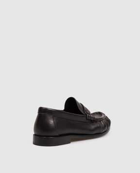 Saint Laurent Чорні шкіряні лофери 81890825VAA