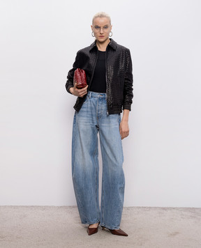 Alexander Wang Сині джинси-банани з проріхами 4DC2264993