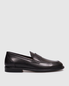 Kiton Чорні лофери USSA508N00100