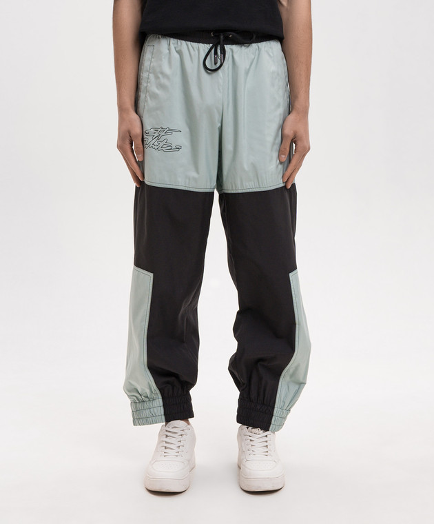 Off-White Зелені джогери 44MCJ03KS26F001 зображення 3