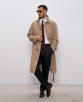 Brunello Cucinelli Бежевий плащ MY4196573