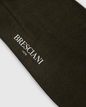 Bresciani Зелені короткі шкарпетки з бавовни MP009RI0006BR