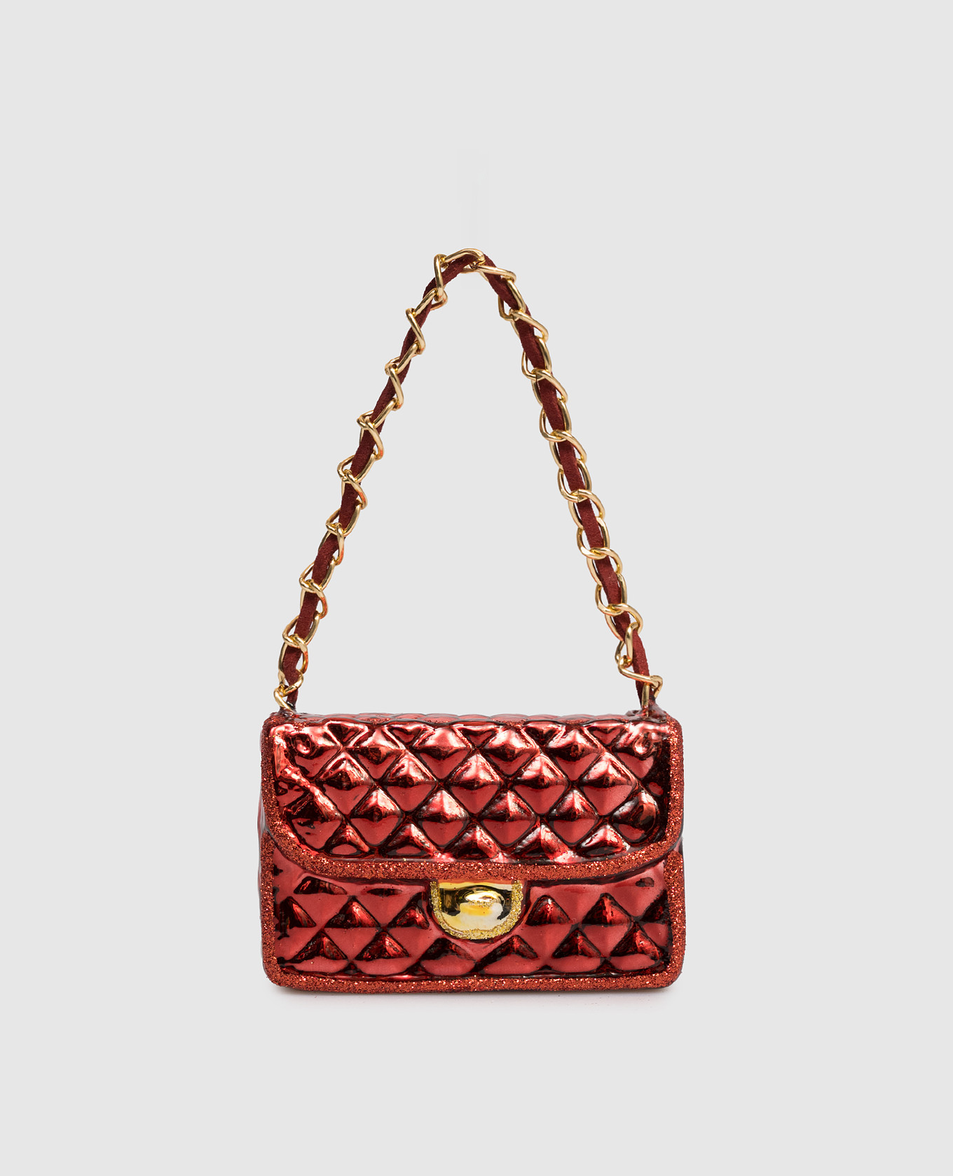 

Елочная игрушка Fashion Bag, Красный, Елочные украшения