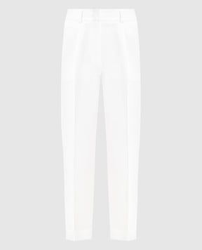 Peserico Білі штани з льоном A0408706668