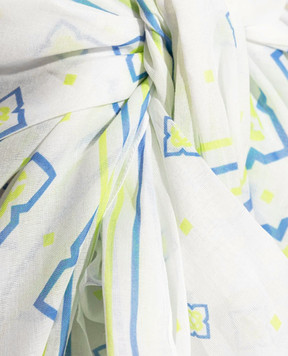 Casablanca Белое парео в принт Degrade Monogram ASP26ACC23302EXBC