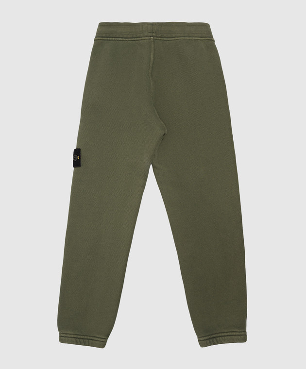 Stone Island Детские зеленые спортивные штаны L2S166200004S04251012 изображение 2
