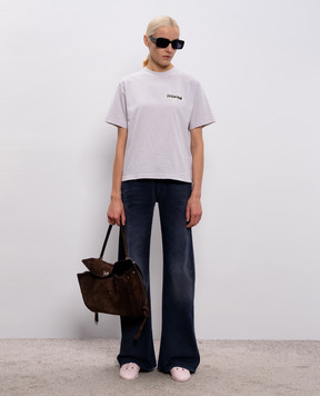 Balenciaga Сіра футболка Masking Tape 850990TTVL6