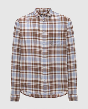 Woolrich Коричнева сорочка в клітинку CFWOSI2023MRUT5321