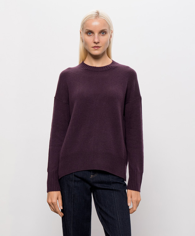 Allude Фіолетовий светр з кашеміру 26511151 зображення 3