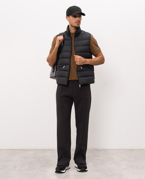 Moncler Черный пуховой жилет Treompan L20911A00119549SK