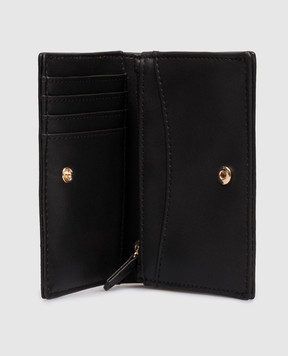 Twinset Чорне портмоне з принтом у вигляді вишень 261TL8030