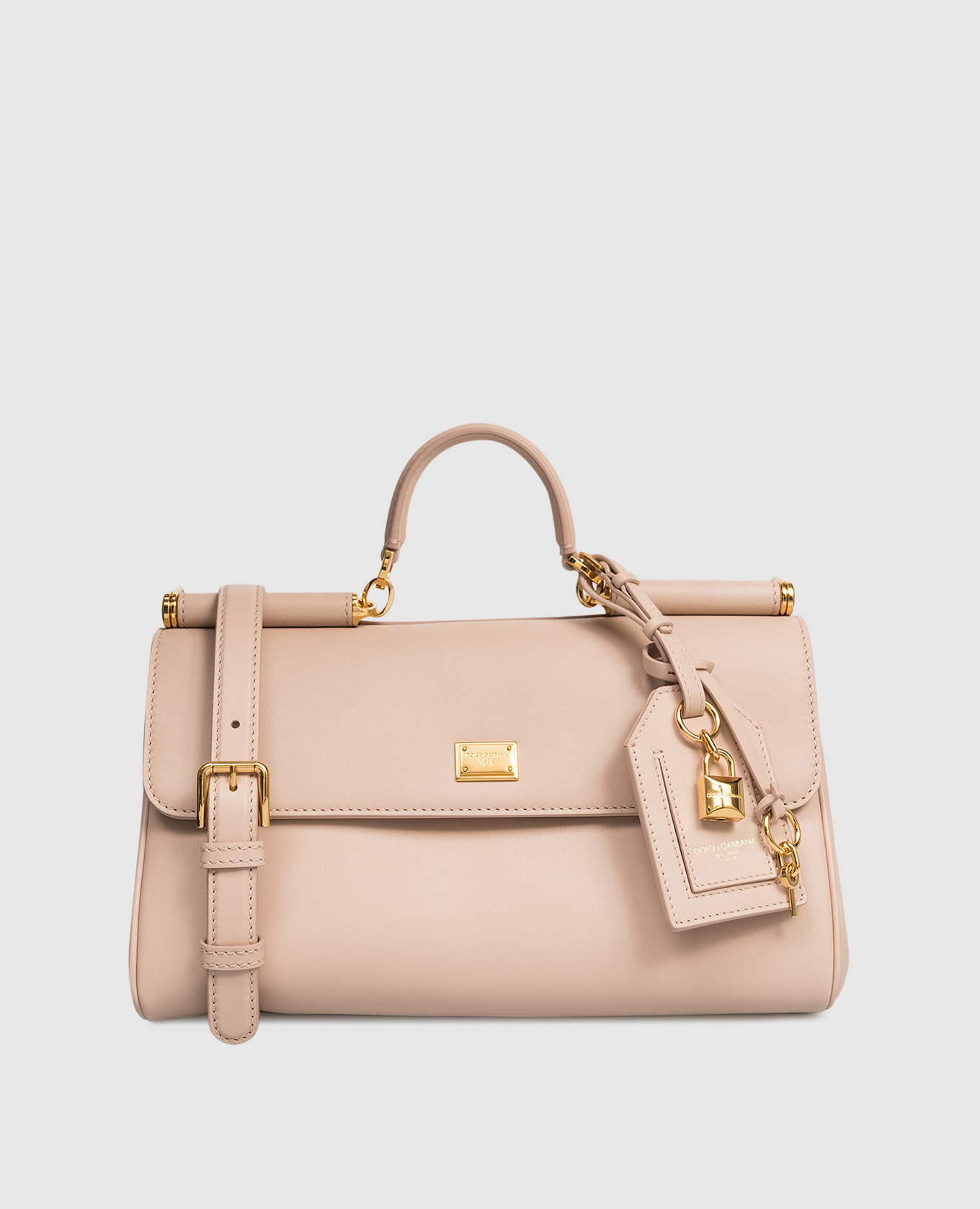 Розовая кожаная сумка My Sicily