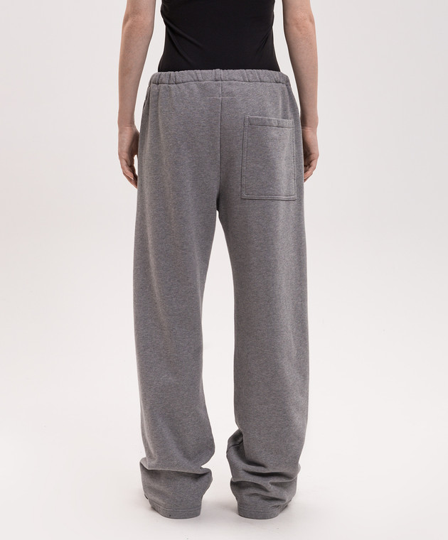 Maison Margiela MM6 Серые спортивные брюки с принтом S62KB0273S25337 изображение 4