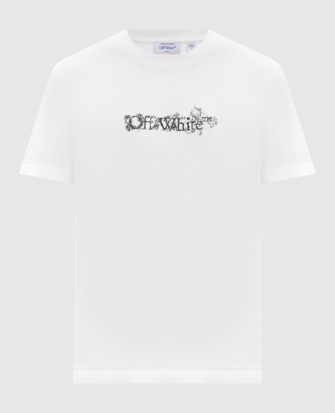 Белая футболка с принтом