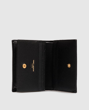 Saint Laurent Черный кожаный портмоне 668290BOWA1