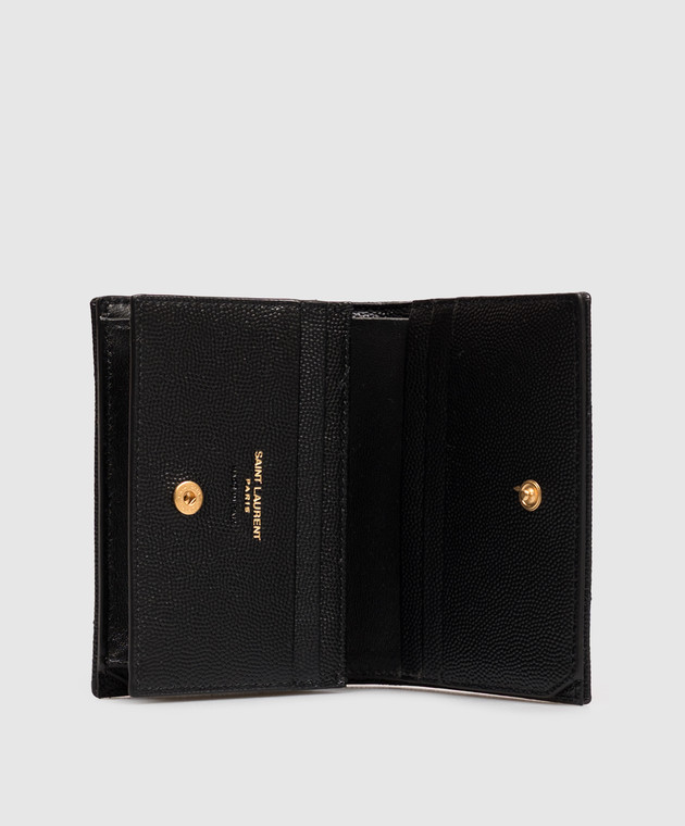 Saint Laurent Черный кожаный портмоне 668290BOWA1 изображение 3