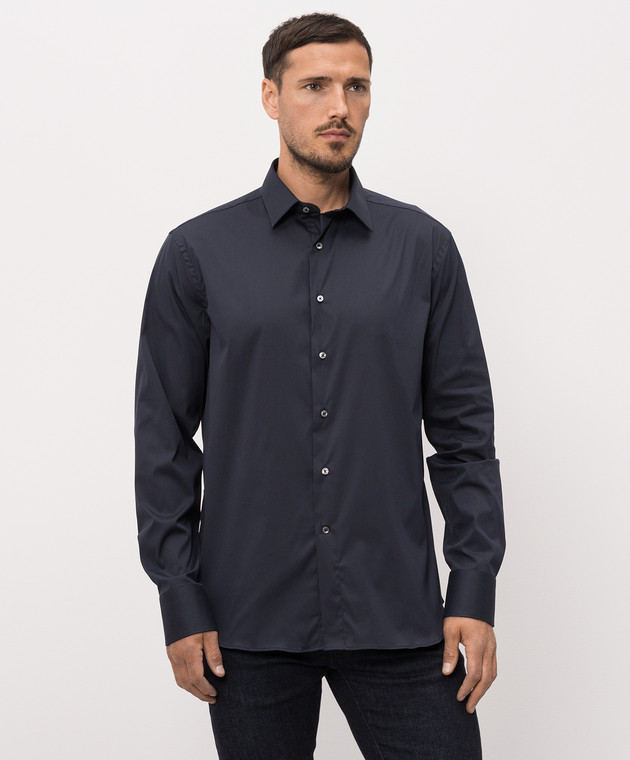 Canali Синя сорочка GA03292CCL70A1 зображення 3