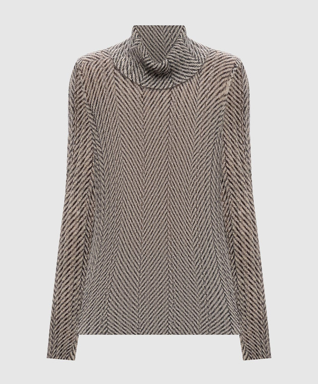Twinset Бежевый свитер с шерстью 262TT3401