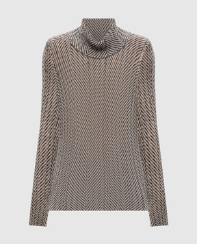 Twinset Бежевий светр з вовною 262TT3401