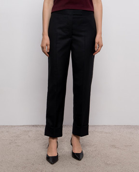 Thom Browne Черные брюки из шерсти FTC507B00626