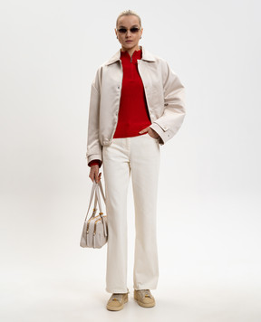 Max & Co Червоний джемпер з вовни з логотипом MCOMOSCHEA