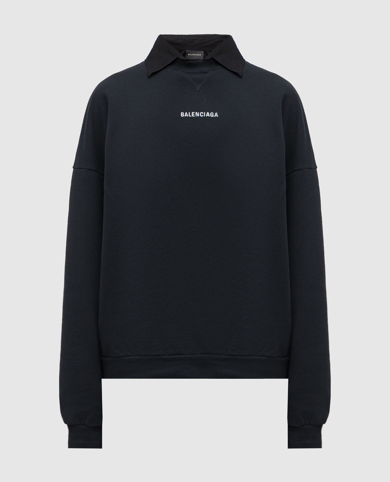 

Черный свитшот с логотипом, Свитшоты