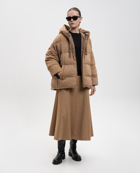 Max Mara Черный джемпер из шерсти и кашемира MALESIA