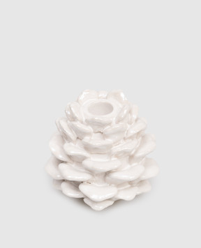Bloomingville Бежевий керамічний свічник Pinecone 82072379