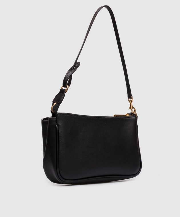 Balenciaga Черная кожаная сумка Rodeo Sling 8141112ABKX изображение 3