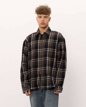 Vetements Рубашка в клетку MH27SH062BC