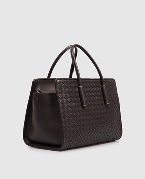 Bottega Veneta Коричневая кожаная сумка Barbara 875932V5KD0