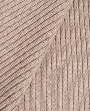 Cashmere&Whiskey Бежевый шарф из шерсти мериноса 140