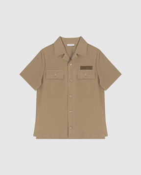 Dolce&Gabbana Дитяча сорочка кольору хакі L44S84FR5216