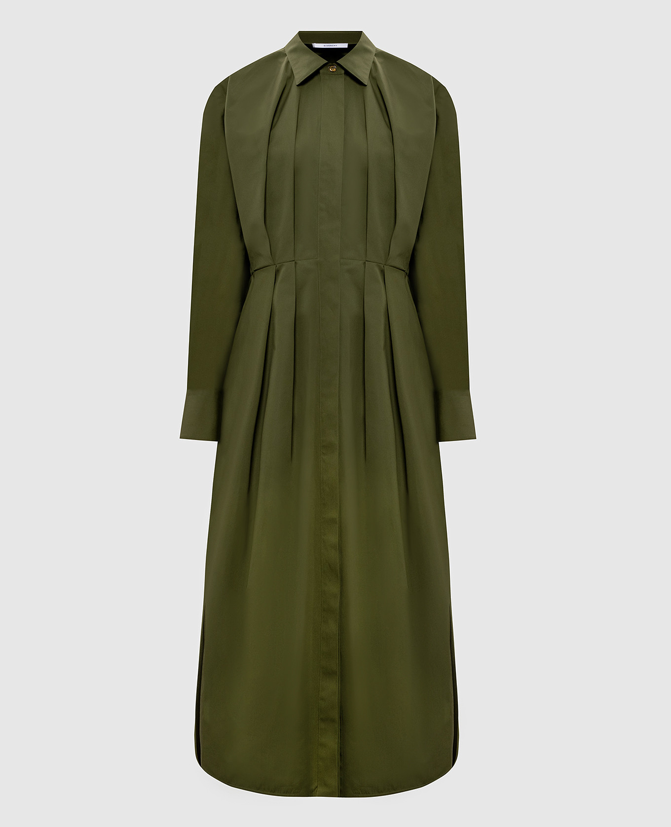 

Зеленое платье-рубашка, Зеленый, Повседневные платья