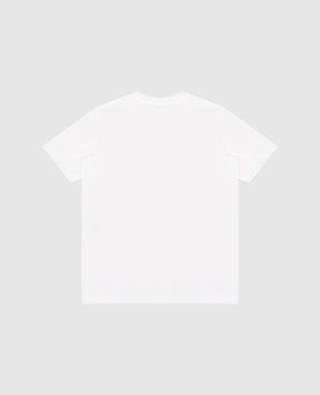Dolce&Gabbana Дитяча біла футболка з нашивкою логотипа L4JTHUG7P1P812+