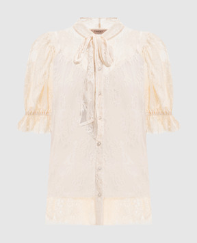 Twinset Бежева блуза з мережива 261TP2625