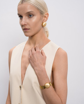 Grefi Золотые серьги-полусферы Tuttocuore 110423