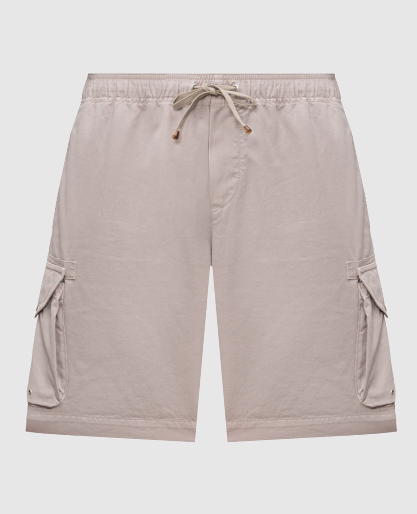 Серые шорты-карго