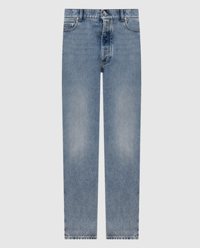 Brunello Cucinelli Голубые джинсы с эффектом потертости M241PO2090